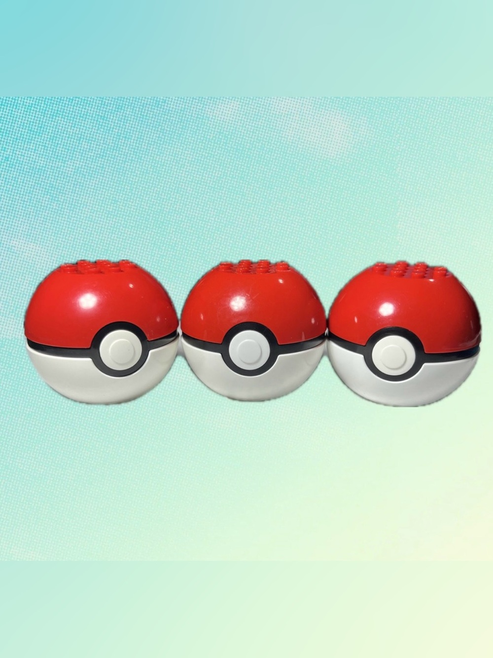 Poke’mon - Poke’ Balls. Filled With Mini Legos To Build A Character